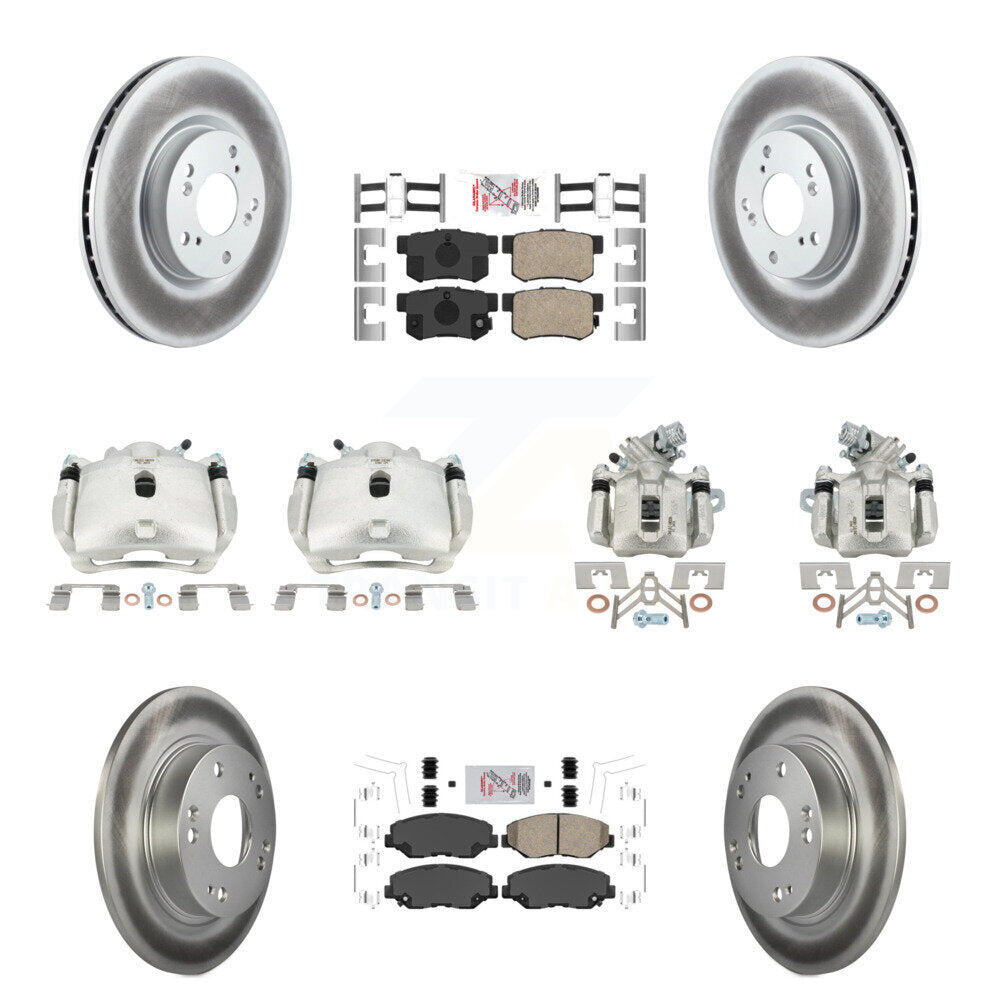 Transit Auto KCG-101795N Disc Brake Kit for 2012-2015 Acura ILX, Honda Civic - Front and Rear product image