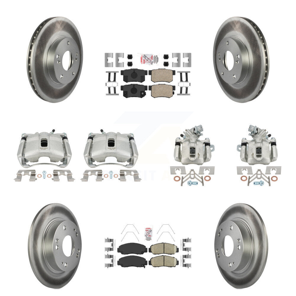 Transit Auto KCG-101796N Disc Brake Kit for 2006-2011 Acura CSX - Front and Rear product image