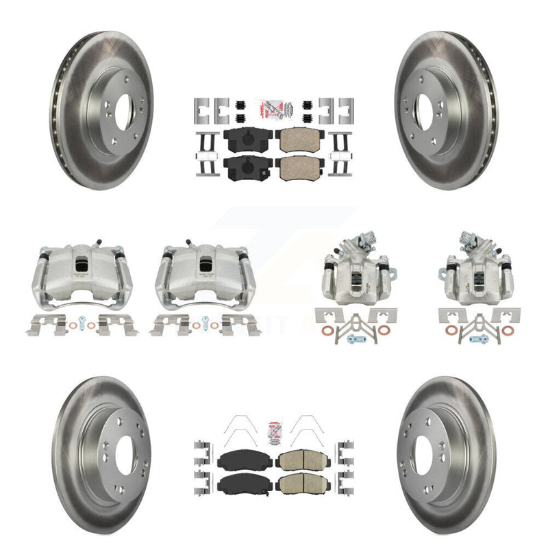 Transit Auto KCG-101796N Disc Brake Kit for 2006-2011 Acura CSX - Front and Rear product image