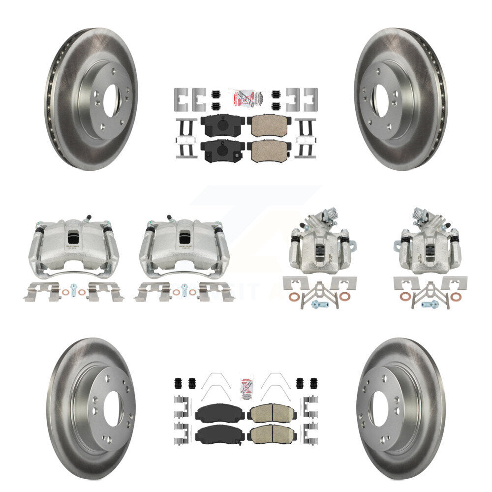 Transit Auto KCG-101797N Disc Brake Kit for 2006-2011 Acura CSX - Front and Rear product image