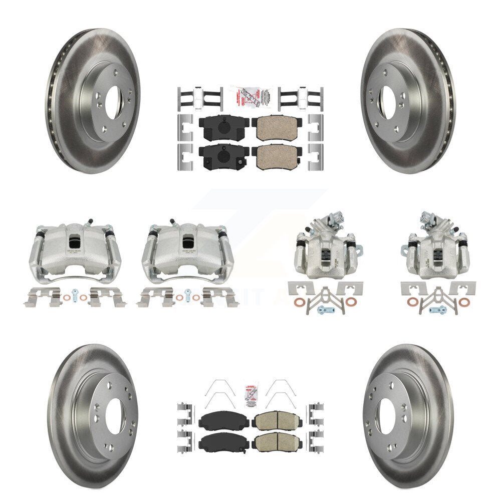 Transit Auto KCG-101798N Disc Brake Kit for 2006-2011 Acura CSX - Front and Rear product image