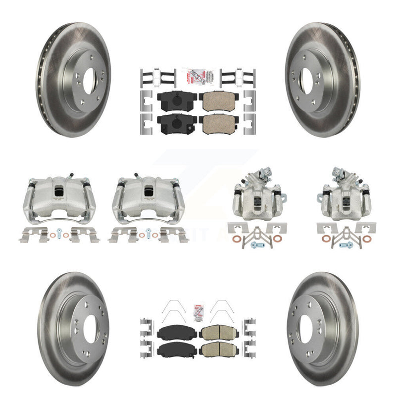 Transit Auto KCG-101798N Disc Brake Kit for 2006-2011 Acura CSX - Front and Rear product image
