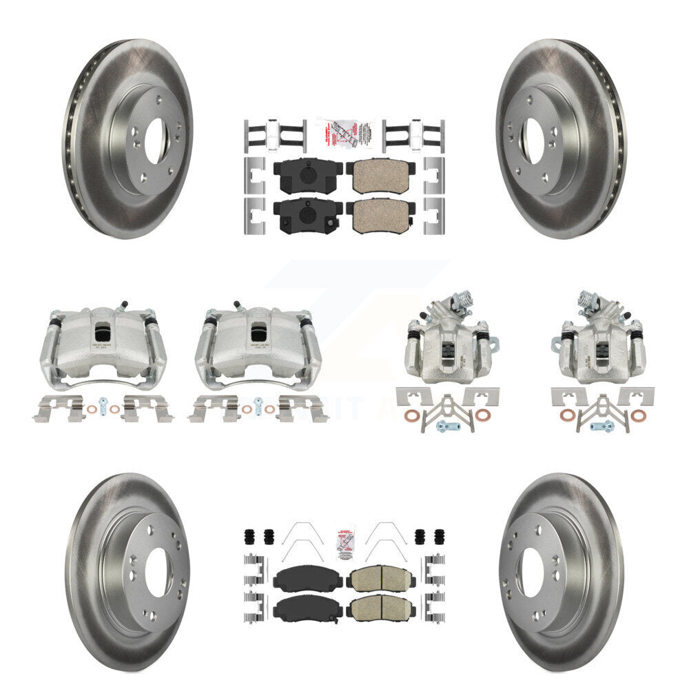 Transit Auto KCG-101799N Disc Brake Kit for 2006-2011 Acura CSX - Front and Rear product image