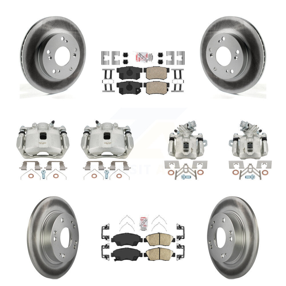 Transit Auto KCG-101802N Disc Brake Kit for 2013-2015 Acura ILX - Front and Rear product image