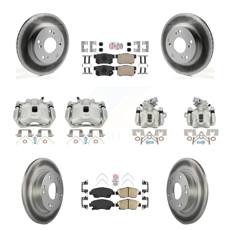 Transit Auto KCG-101802N Disc Brake Kit for 2013-2015 Acura ILX - Front and Rear product image