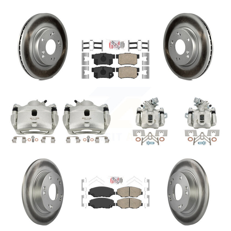 Transit Auto KCG-101803N Disc Brake Kit for 2013 Acura ILX - Front and Rear product image