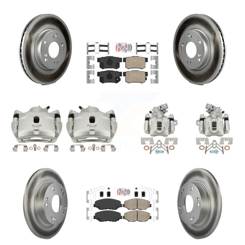 Transit Auto KCG-101804N Disc Brake Kit for 2013 Acura ILX - Front and Rear product image