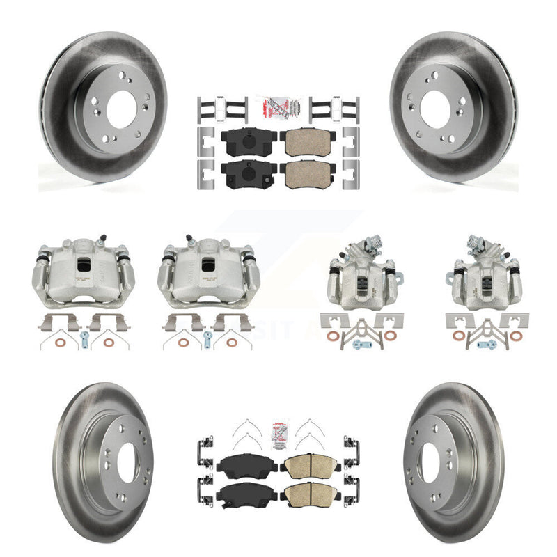 Transit Auto KCG-101805N Disc Brake Kit for 2013-2015 Acura ILX - Front and Rear product image