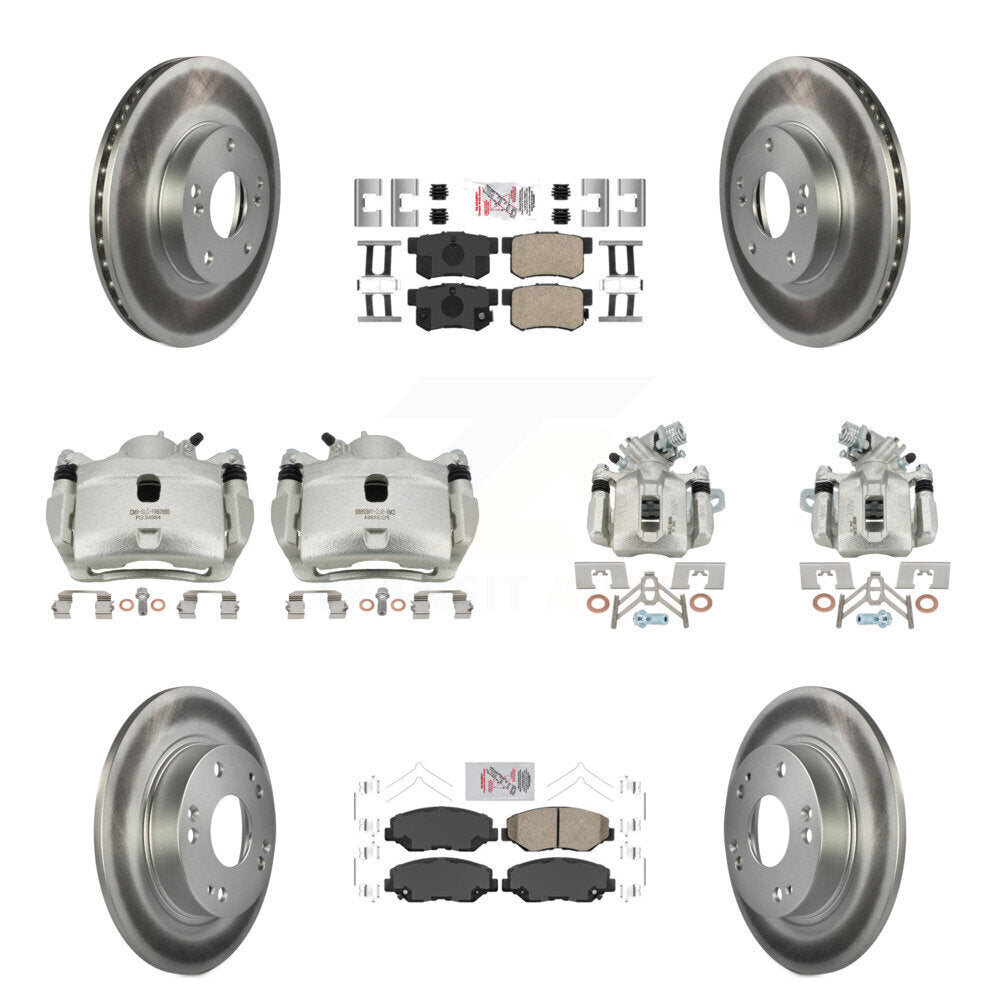 Transit Auto KCG-101806N Disc Brake Kit for 2013-2015 Honda Civic - Front and Rear product image
