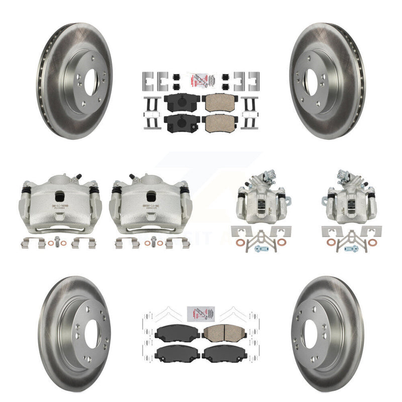 Transit Auto KCG-101806N Disc Brake Kit for 2013-2015 Honda Civic - Front and Rear product image