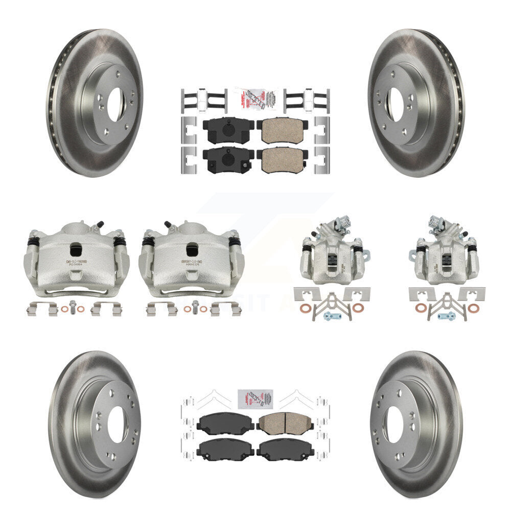 Transit Auto KCG-101808N Disc Brake Kit for 2013-2015 Honda Civic - Front and Rear product image