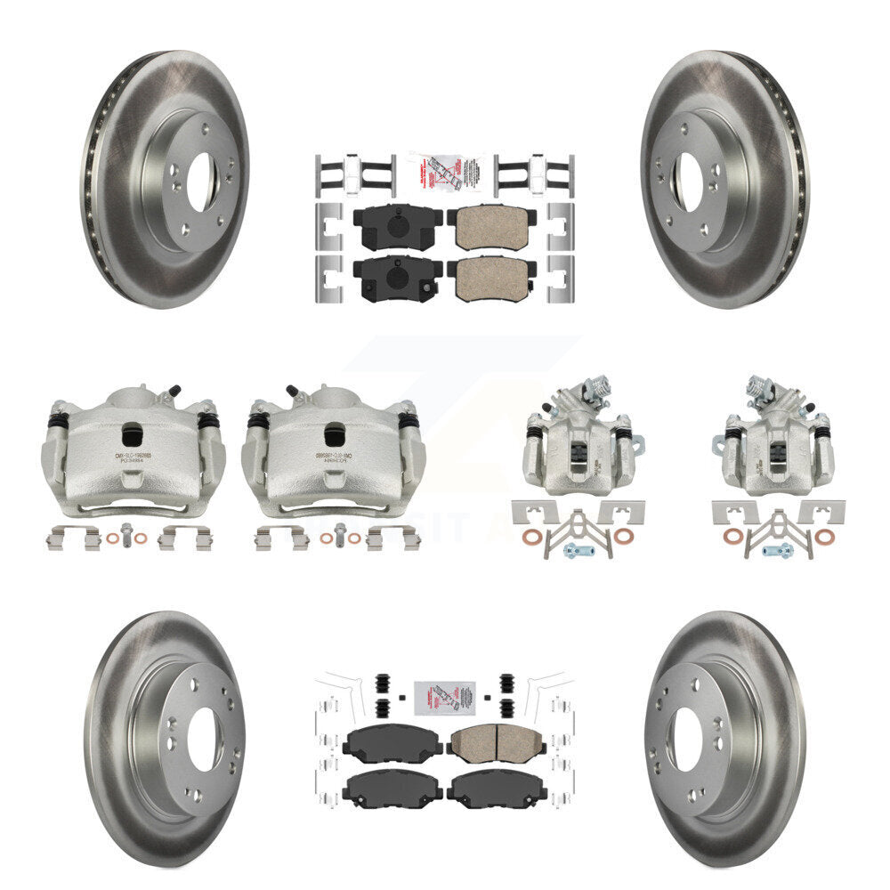 Transit Auto KCG-101809N Disc Brake Kit for 2013-2015 Honda Civic - Front and Rear product image
