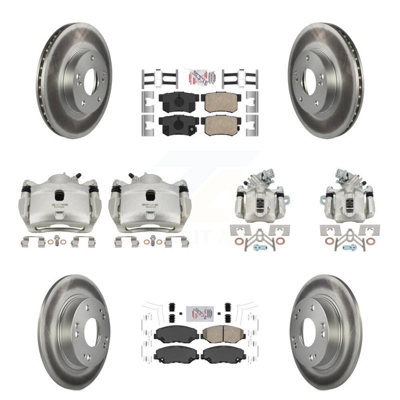 Transit Auto KCG-101809N Disc Brake Kit for 2013-2015 Honda Civic - Front and Rear product image