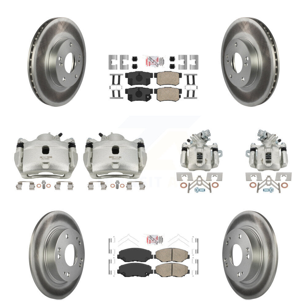 Transit Auto KCG-101810N Disc Brake Kit for 2014-2015 Acura ILX - Front and Rear product image