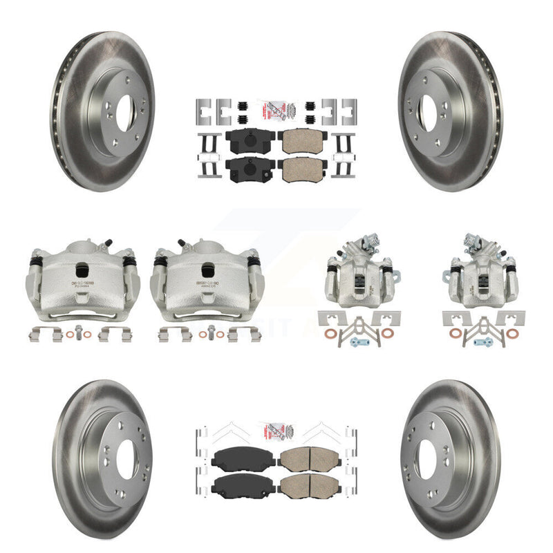 Transit Auto KCG-101810N Disc Brake Kit for 2014-2015 Acura ILX - Front and Rear product image