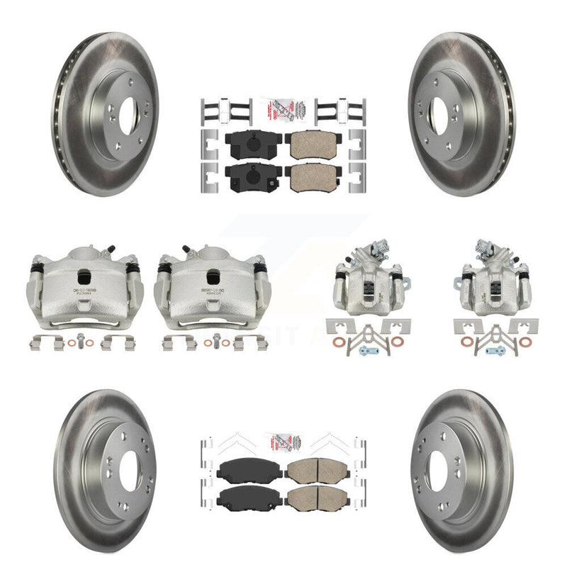 Transit Auto KCG-101812N Disc Brake Kit for 2014-2015 Acura ILX - Front and Rear product image