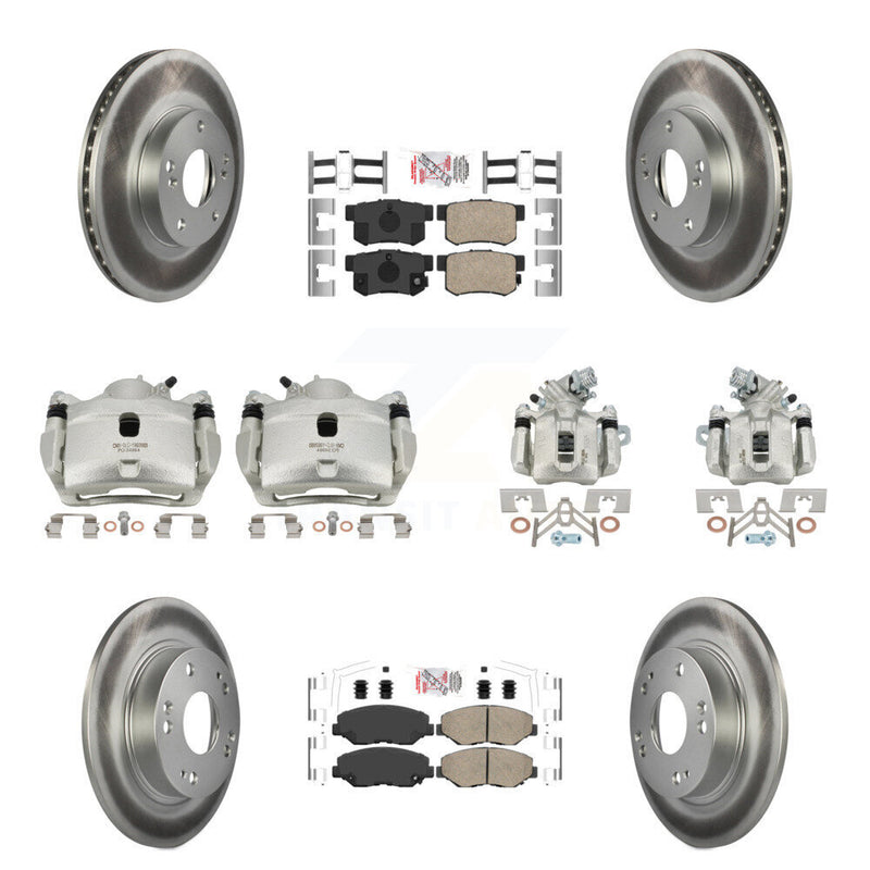 Transit Auto KCG-101813N Disc Brake Kit for 2014-2015 Acura ILX - Front and Rear product image
