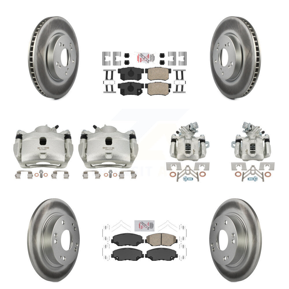 Transit Auto KCG-101814N Disc Brake Kit for 2015 Honda Civic - Front and Rear product image
