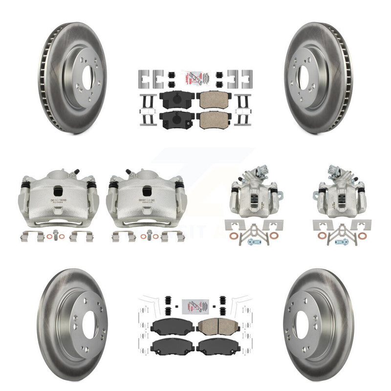 Transit Auto KCG-101815N Disc Brake Kit for 2015 Honda Civic - Front and Rear product image