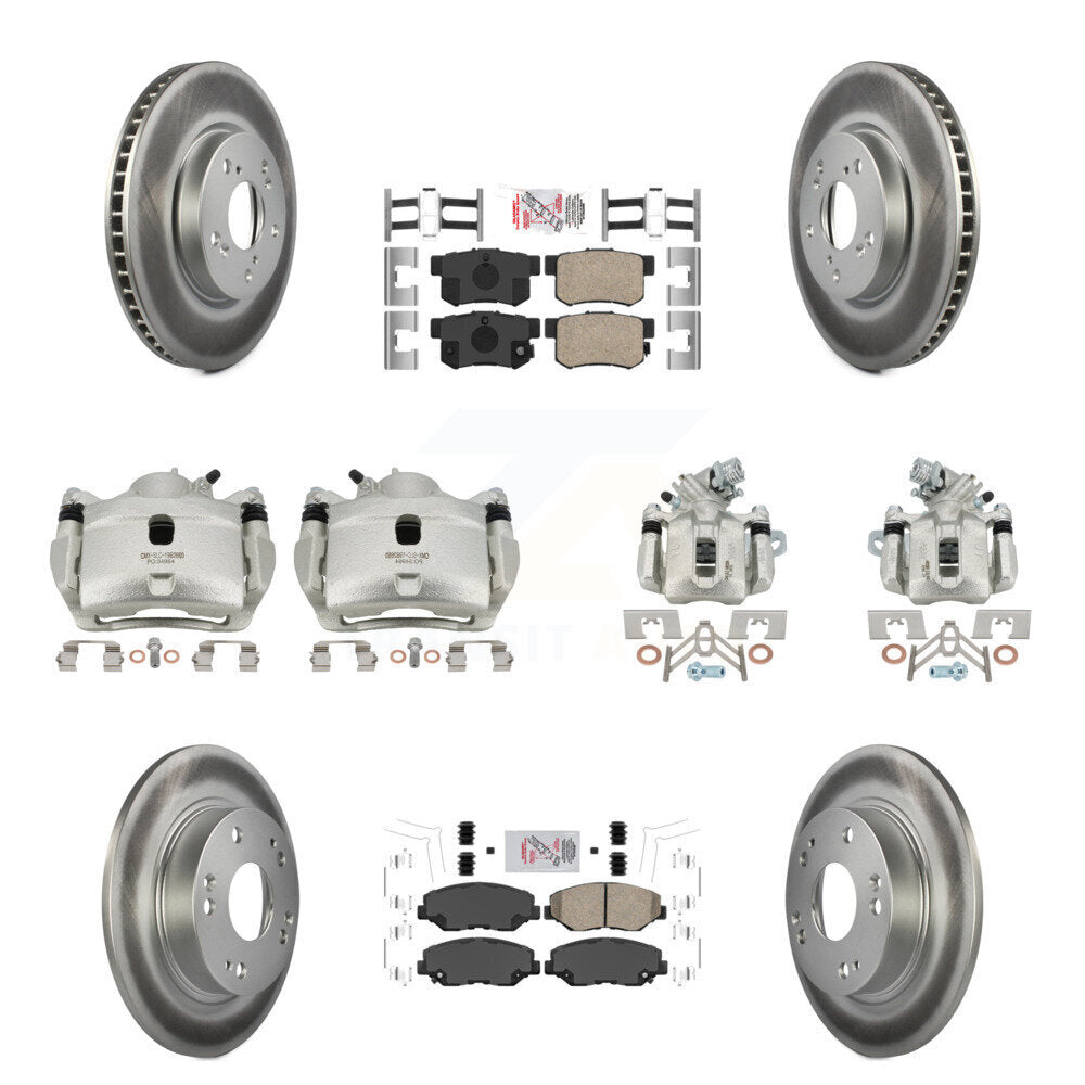 Transit Auto KCG-101817N Disc Brake Kit for 2015 Honda Civic - Front and Rear product image