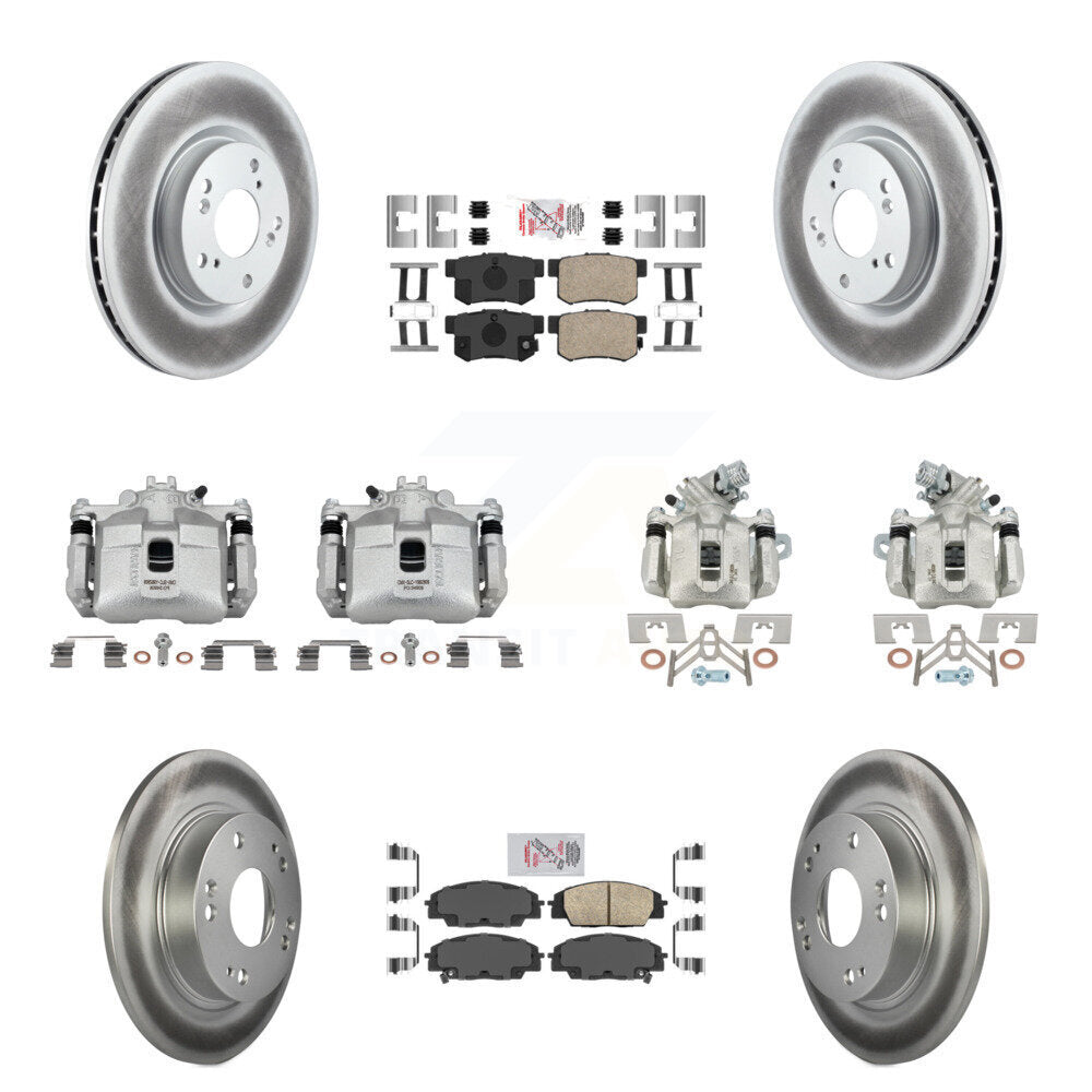 Transit Auto KCG-101818N Disc Brake Kit for 2006-2008 Honda Civic - Front and Rear product image