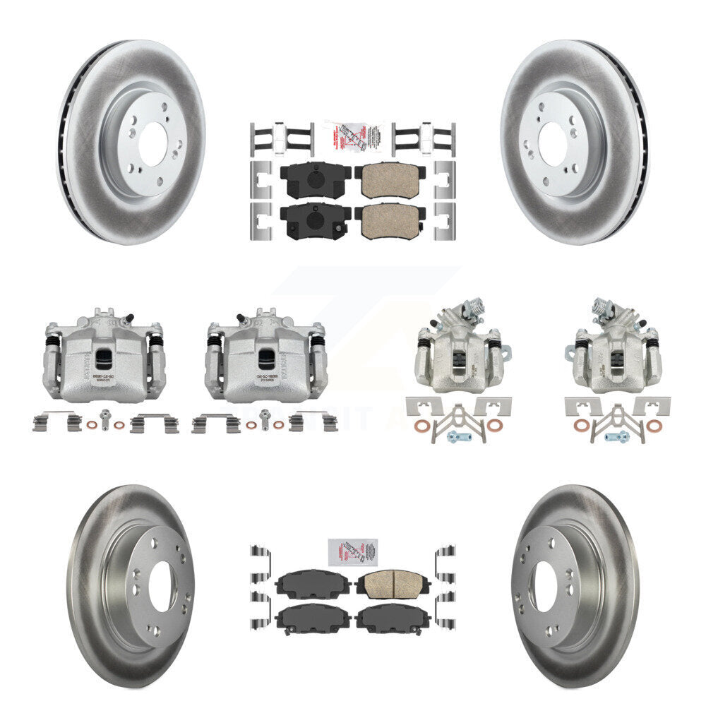 Transit Auto KCG-101819N Disc Brake Kit for 2006-2008 Honda Civic - Front and Rear product image