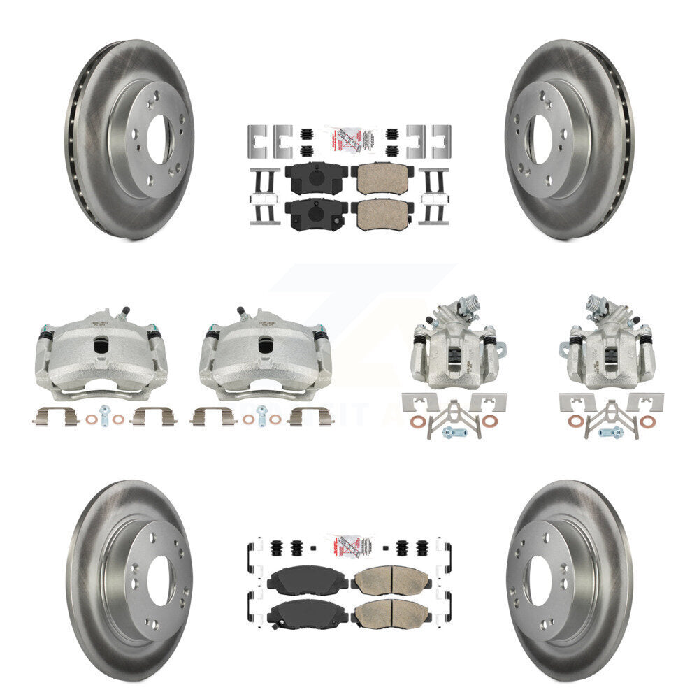 Transit Auto KCG-101821N Disc Brake Kit for 2006-2011 Honda Civic - Front and Rear product image