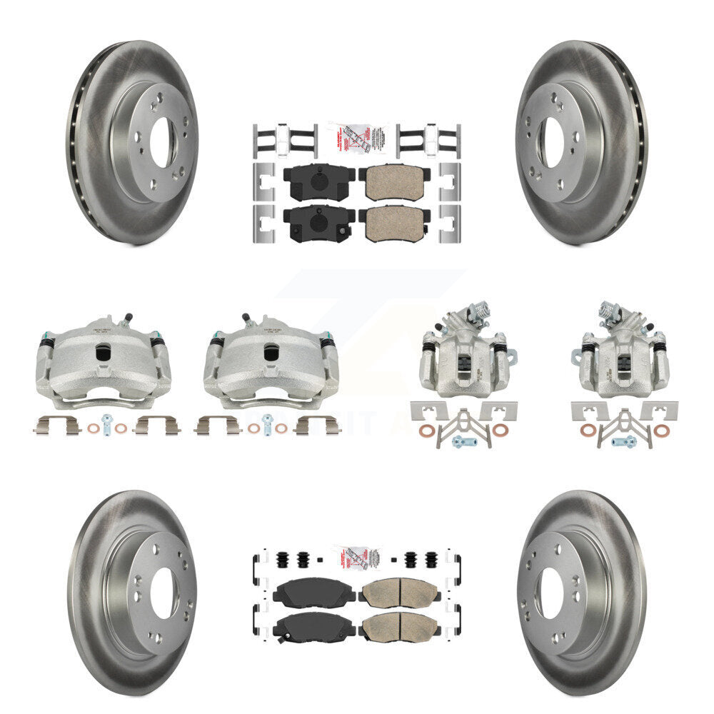 Transit Auto KCG-101823N Disc Brake Kit for 2006-2011 Honda Civic - Front and Rear product image