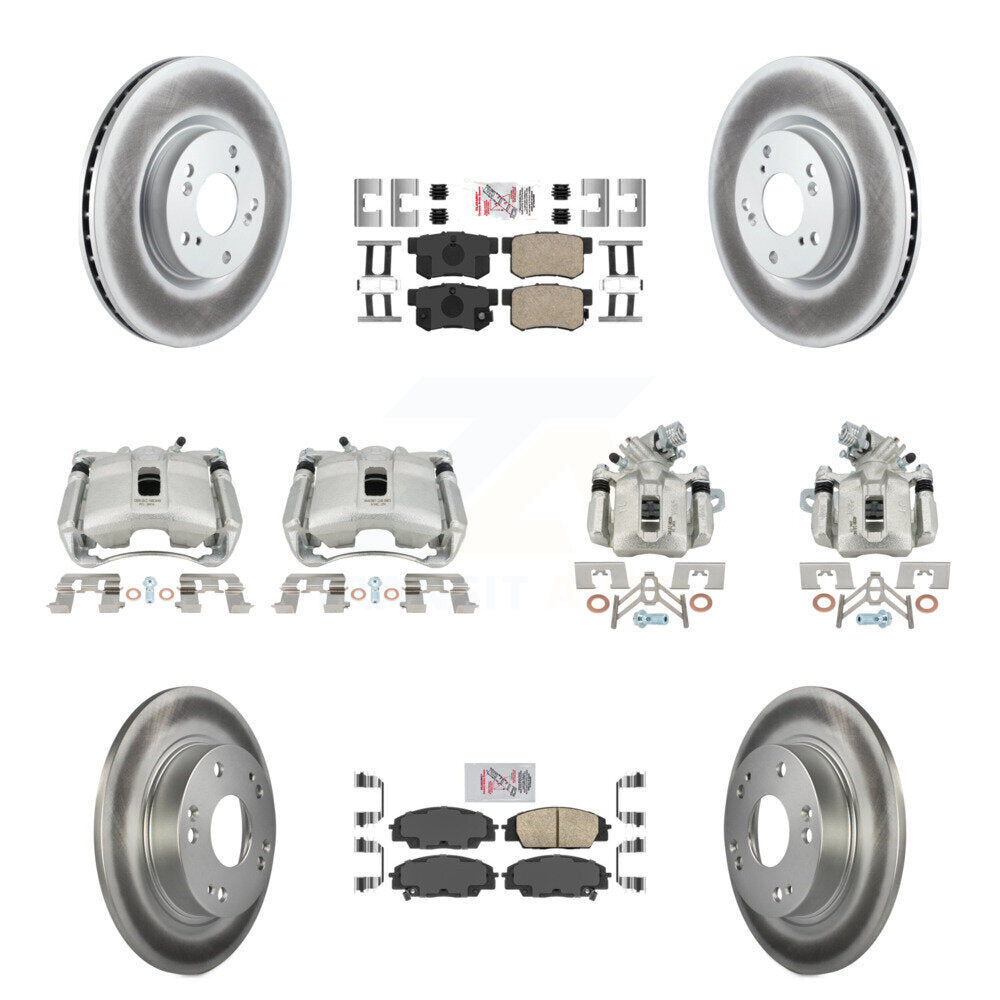 Transit Auto KCG-101824N Disc Brake Kit for 2007-2010 Acura CSX - Front and Rear product image