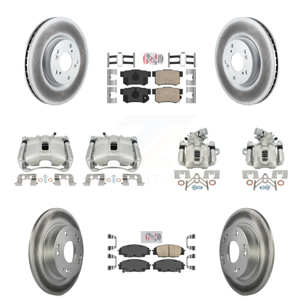 Transit Auto KCG-101825N Disc Brake Kit for 2007-2010 Acura CSX - Front and Rear product image