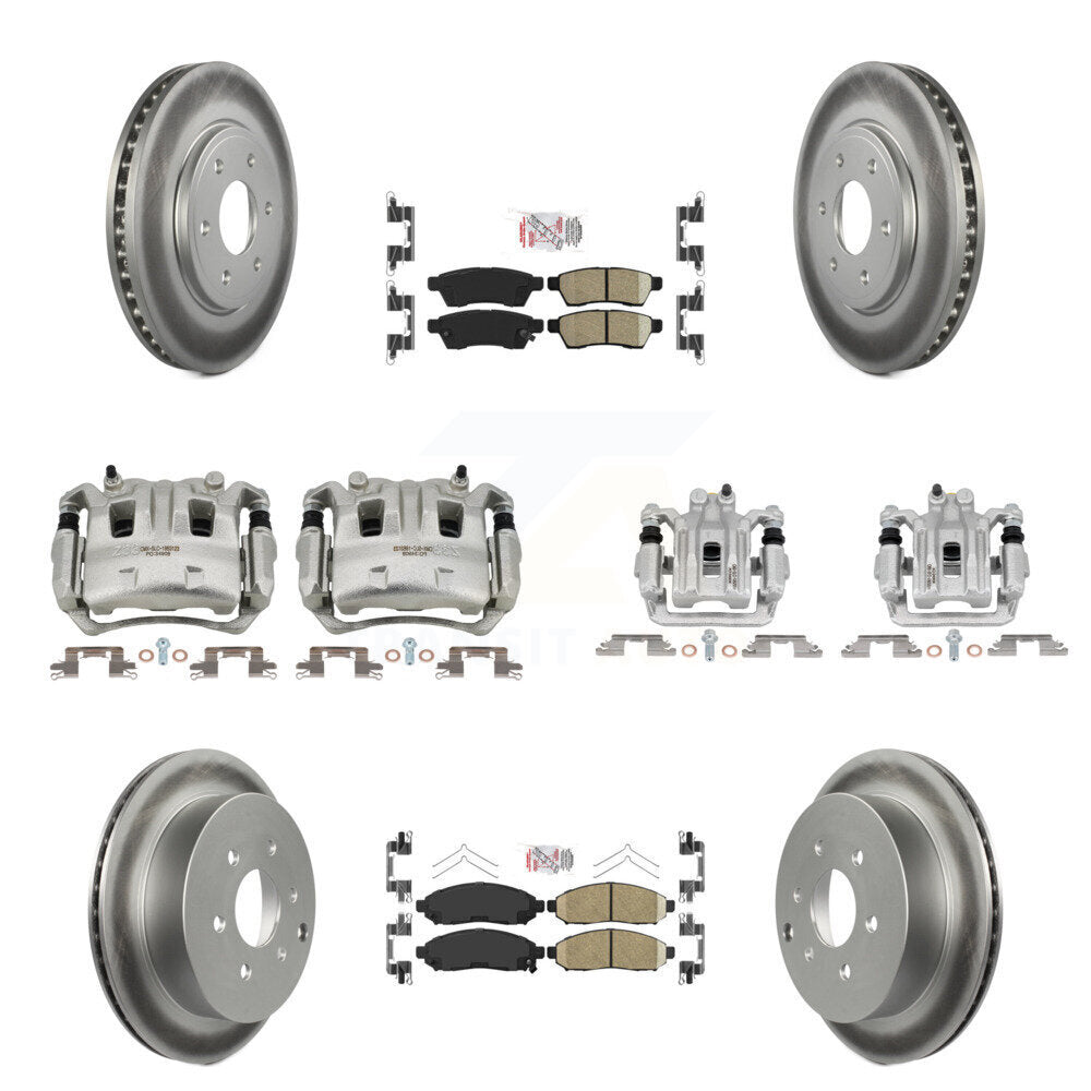Transit Auto KCG-101826N Disc Brake Kit for 2005-2019 Suzuki Equator, Nissan Frontier - Front and Rear product image