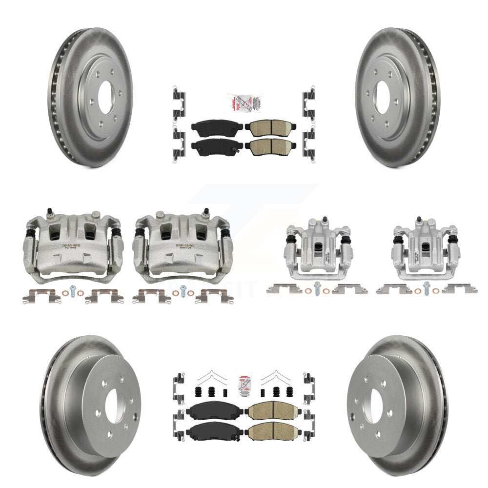 Transit Auto KCG-101827N Disc Brake Kit for 2005-2019 Suzuki Equator, Nissan Frontier - Front and Rear product image