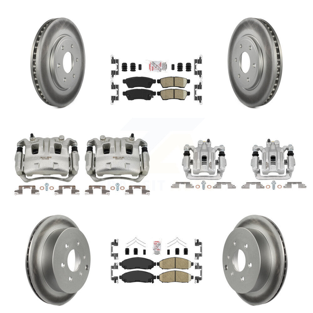 Transit Auto KCG-101829N Disc Brake Kit for 2005-2019 Suzuki Equator, Nissan Frontier - Front and Rear product image