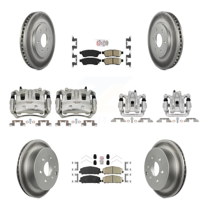 Transit Auto KCG-101831N Disc Brake Kit for 2011-2012 Suzuki Equator - Front and Rear product image