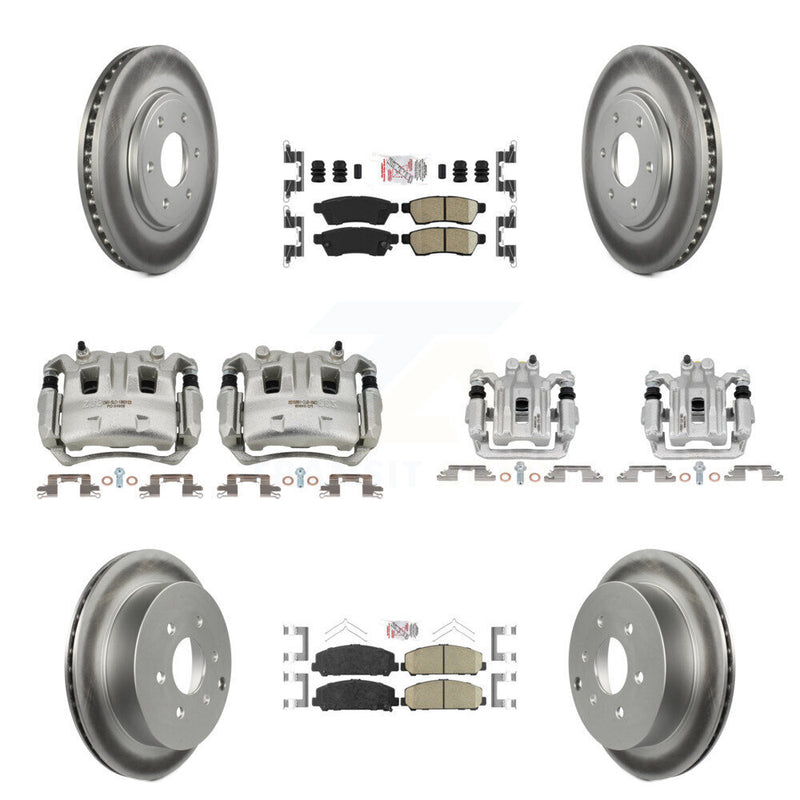 Transit Auto KCG-101832N Disc Brake Kit for 2011-2012 Suzuki Equator - Front and Rear product image