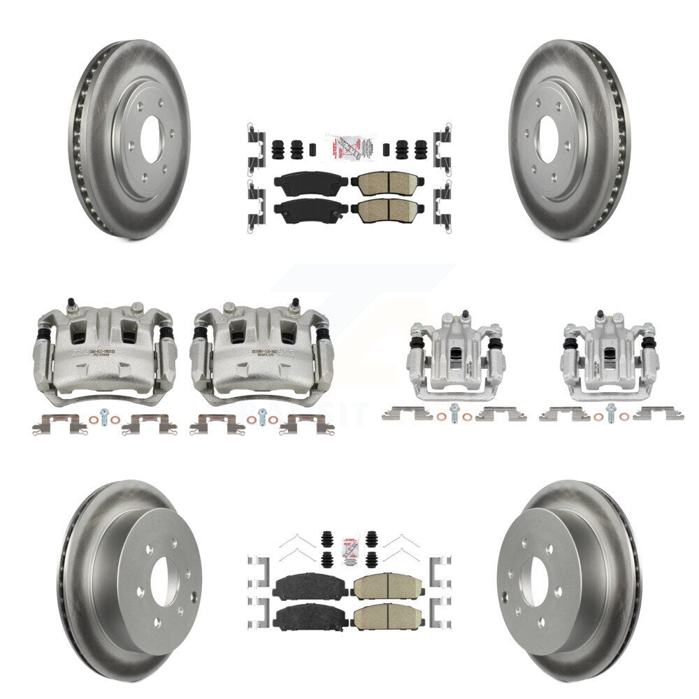 Transit Auto KCG-101833N Disc Brake Kit for 2011-2012 Suzuki Equator - Front and Rear product image