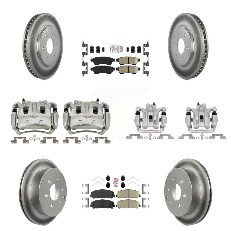 Transit Auto KCG-101833N Disc Brake Kit for 2011-2012 Suzuki Equator - Front and Rear product image