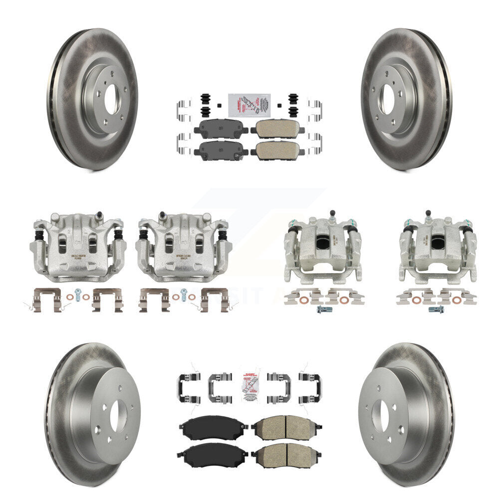 Transit Auto KCG-101835N Disc Brake Kit for 2011-2017 INFINITI QX70, Nissan Murano - Front and Rear product image