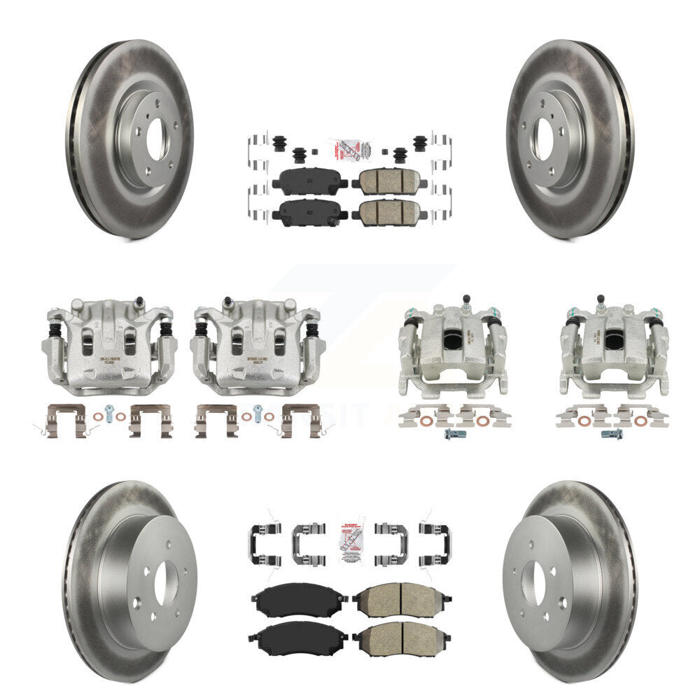 Transit Auto KCG-101842N Disc Brake Kit for 2011-2014 Nissan Murano - Front and Rear product image