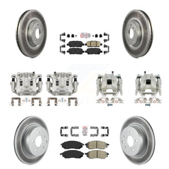 Transit Auto KCG-101844N Disc Brake Kit for 2010-2015 INFINITI Q40, INFINITI QX50, INFINITI EX37 & more - Front and Rear product image
