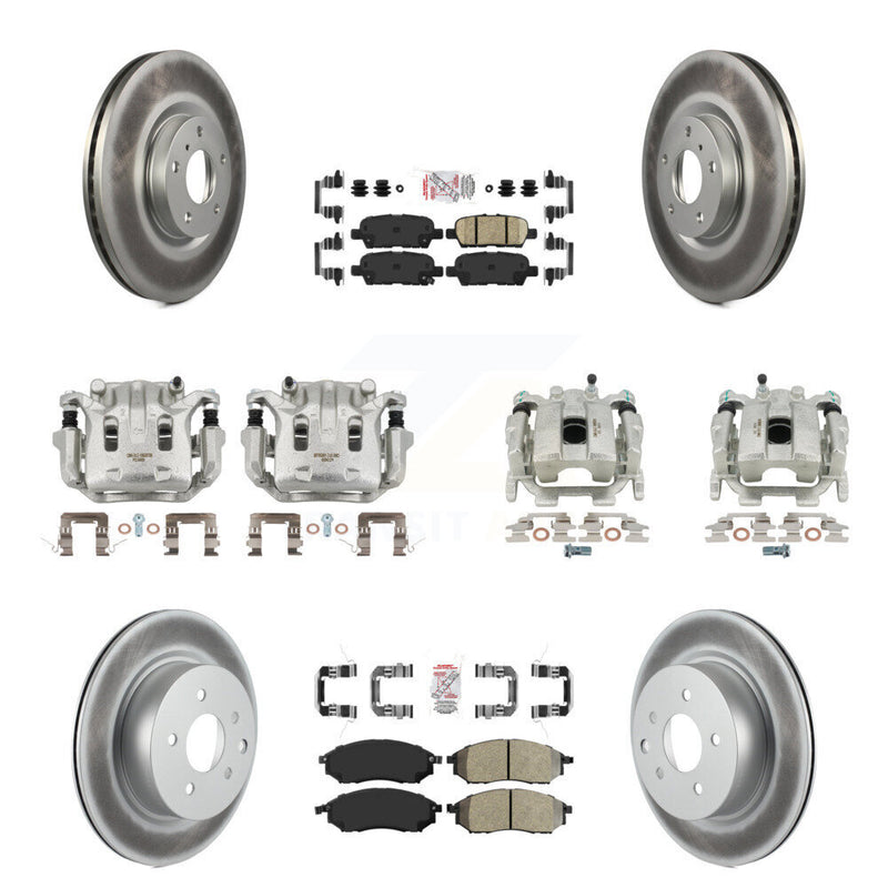 Transit Auto KCG-101844N Disc Brake Kit for 2010-2015 INFINITI Q40, INFINITI QX50, INFINITI EX37 & more - Front and Rear product image