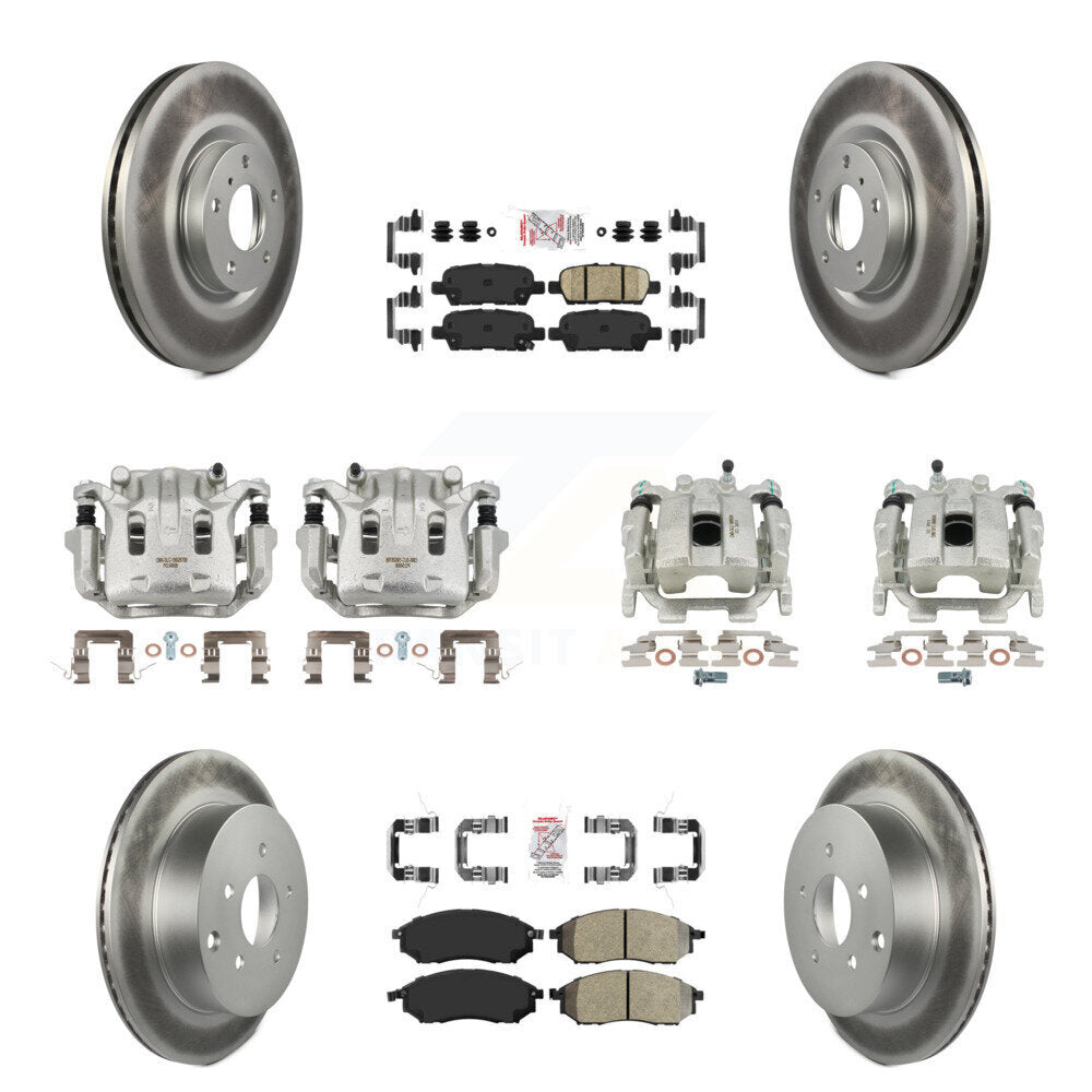 Transit Auto KCG-101850N Disc Brake Kit for 2011-2017 INFINITI QX70, Nissan Murano - Front and Rear product image