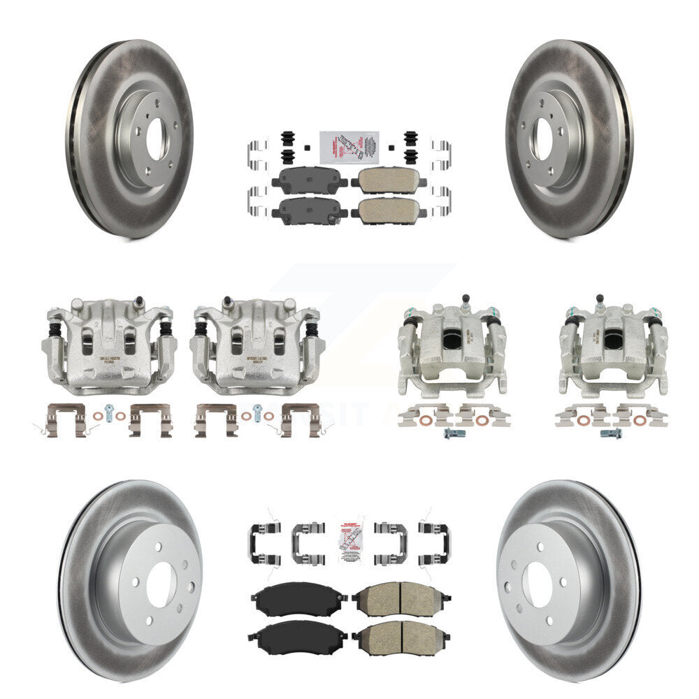 Transit Auto KCG-101852N Disc Brake Kit for 2010-2015 INFINITI Q40, INFINITI QX50, INFINITI EX37 & more - Front and Rear product image