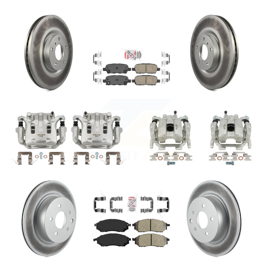 Transit Auto KCG-101854N Disc Brake Kit for 2010 INFINITI M35, INFINITI M45 - Front and Rear product image