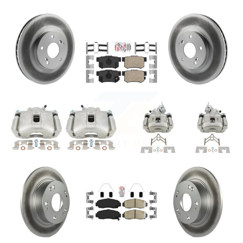 Transit Auto KCG-101860N Disc Brake Kit for 2003-2008 Honda Accord, Acura TSX - Front and Rear product image