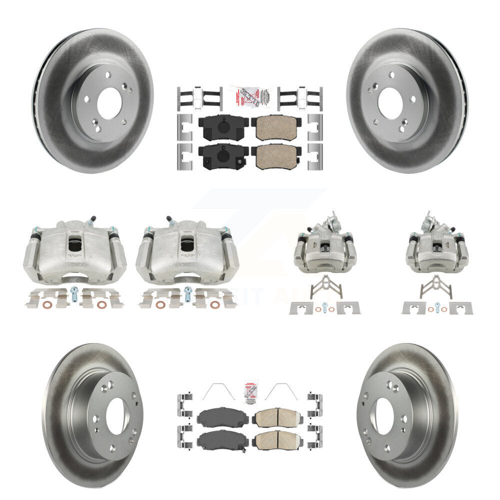 Transit Auto KCG-101861N Disc Brake Kit for 2003-2008 Honda Accord, Acura TSX - Front and Rear product image