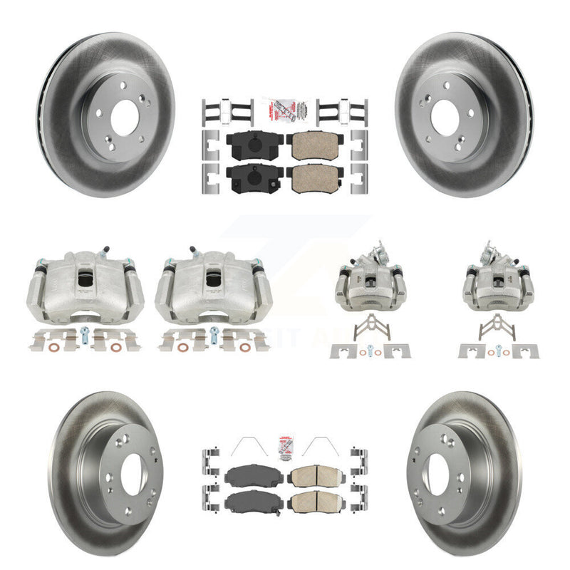 Transit Auto KCG-101861N Disc Brake Kit for 2003-2008 Honda Accord, Acura TSX - Front and Rear product image