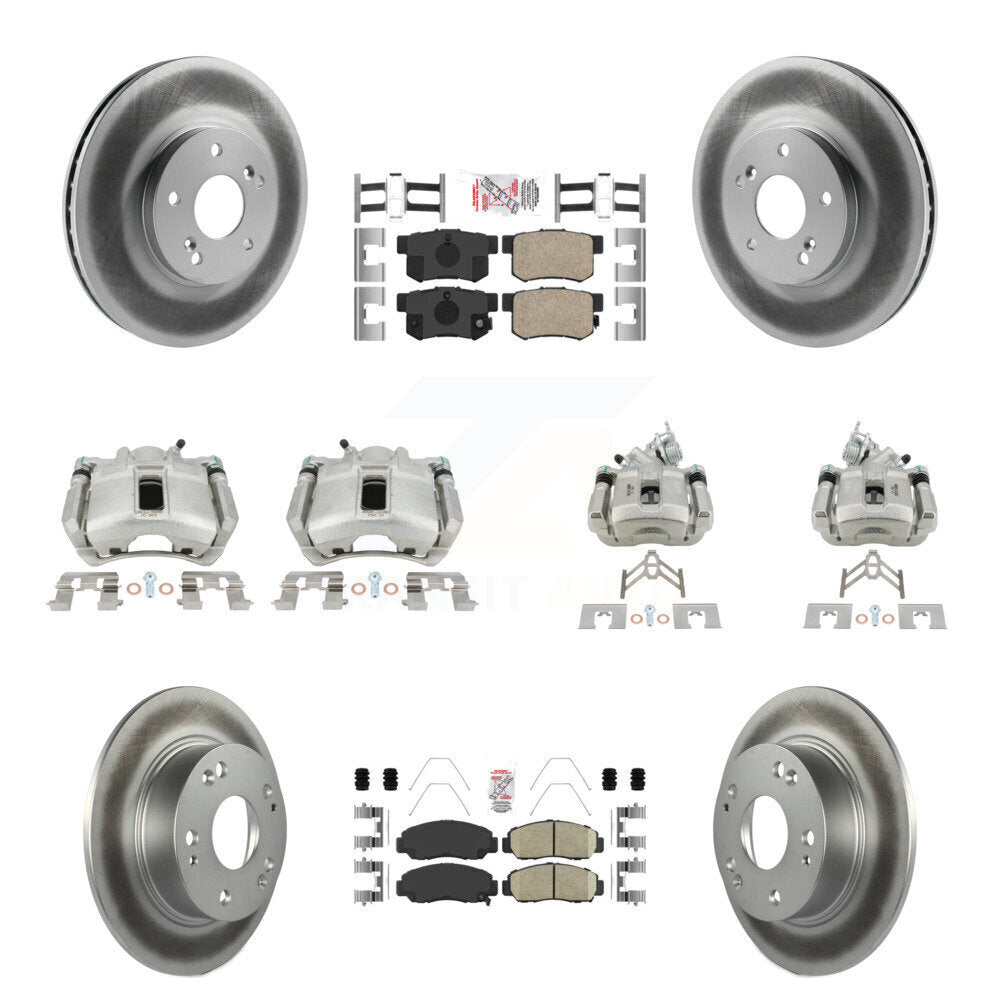 Transit Auto KCG-101876N Disc Brake Kit for 2005-2007 Honda Accord - Front and Rear product image