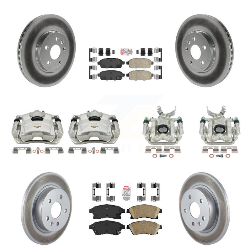 Transit Auto KCG-101887N Disc Brake Kit for 2013-2014 Chevrolet Sonic - Front and Rear product image