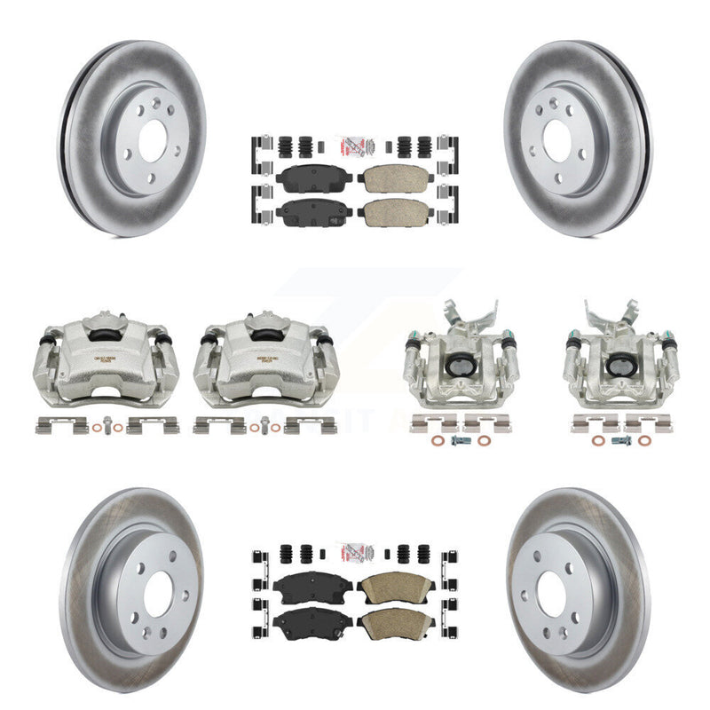 Transit Auto KCG-101894N Disc Brake Kit for 2014-2016 Chevrolet Sonic - Front and Rear product image